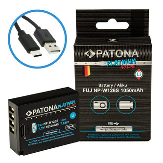Aku Fuji NP-W126S 1050mAh Li-Ion Platinum USB-C nabíjení
