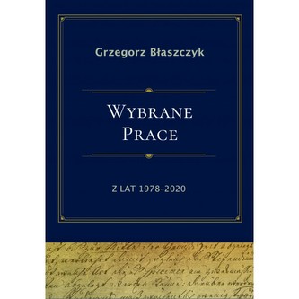 Wybrane prace z lat 1978-2020