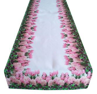 Vzorovaný ubrus - běhoun na stůl TULIPÁNY II. 40x140 cm Mybesthome