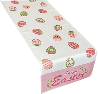 Velikonoční ubrus - běhoun na stůl HAPPY EASTER 40x140 cm Mybesthome