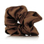 MURU saténová scrunchie gumička - pekan