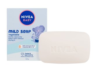 Nivea Baby Tuhé mýdlo Mild Soap 100 g pro děti