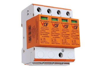 Přepěťová ochrana VCX L1-4-B+C AC třída T1T2 (B+C) 4P 6kA Professional