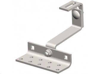 Střešní hák PREMIUM na taškovou střechu DC-L typ Vario 120, 3x nastavitelný, nerez AISI 304