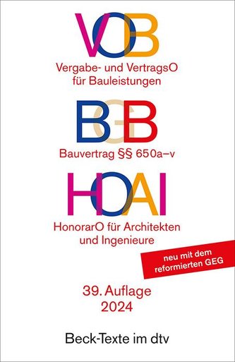 VOB / BGB  / HOAI