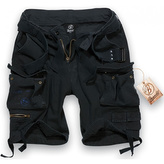 Kraťasy s opaskem SAVAGE vintage ČERNÉ vel.7XL