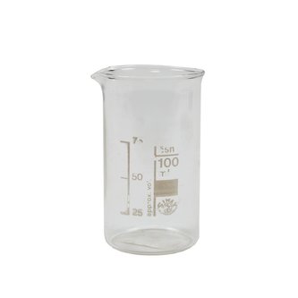 Kádinka skleněná s měrkou 100ml