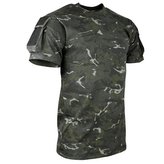 Triko TACTICAL VELCRO krátký rukáv BTP BLACK vel.XL