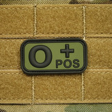 Nášivka KREV 0 POS plast ZELENÁ