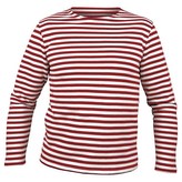 Triko námořnické MARINE dl.rukáv ČERVENÉ vel.M