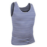 Tílko MARINE proužkované TMAVĚ MODRÉ vel.XL/56