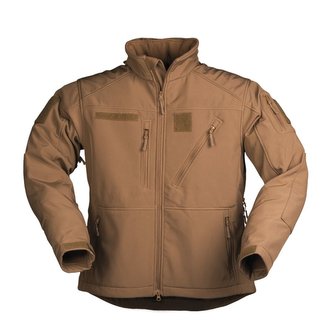 Bunda softshell SCU 14 DARK COYOTE vel.M