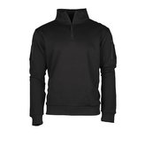 Mikina TACTICAL bez kapuce ČERNÁ vel.M