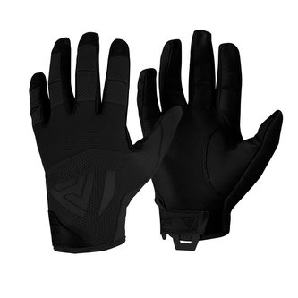 Rukavice HARD GLOVES kožené ČERNÉ vel.S