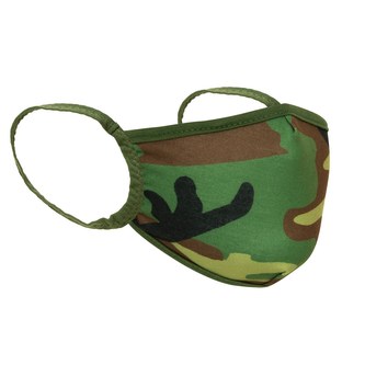 Rouška 3vrstvá WOODLAND vel.L-XL