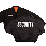 Bunda SECURITY MA1 FLIGHT ČERNÁ vel.4XL
