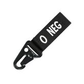 Klíčenka 0 NEG ČERNÁ