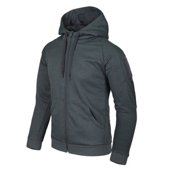 Mikina URBAN TACTICAL HOODIE ČERNO/ŠEDÁ MELANŽ vel.L