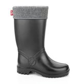 Holínky / gumáky zateplené dámské HORSE ČERNÉ vel.39