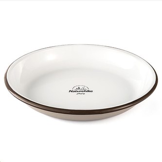 Naturehike smaltovaný talíř velký - 350g