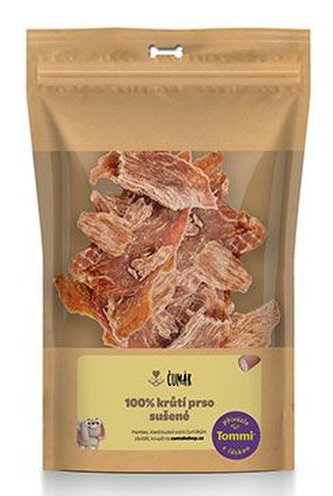ČUMÁK Pochoutka Krůtí prso sušené 100g ČUMÁK Pochoutka Krůtí prso sušené 100g
