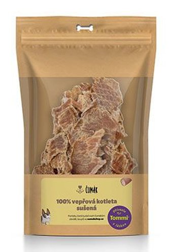 ČUMÁK Pochoutka Vepřová kotleta sušená 100g ČUMÁK Pochoutka Vepřová kotleta sušená 100g