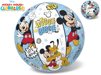 Míč 14cm Mickey Mouse 10m+ 12ks v sáčku