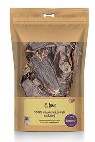 ČUMÁK Pochoutka Vepřový jazyk sušený 50g ČUMÁK Pochoutka Vepřový jazyk sušený 50g