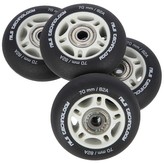 PU 70x24 82A + ABEC 9 ČERNÁ MATNÁ KOLEČKA 4KS NILS EXTREME