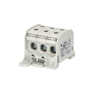 Svorka univerzální RKA 50 1/6 L G, 150A, 1pól. (6x vstup), AL/CU, šedá, na DIN/na panel Svorka univerzální RKA 50 1/6 L G, 150A, 1pól. (6x vstup), AL/CU, šedá, na DIN/na panel