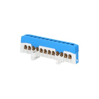 Můstek N 12-F2 (svorkovnice 12x16mm2), krytý IP20, modrý, 63A, na DIN /2020269 Můstek N 12-F2 (svorkovnice 12x16mm2), krytý IP20, modrý, 63A, na DIN /2020269