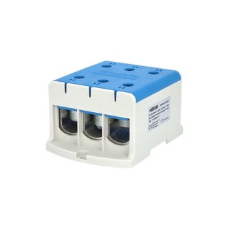 Svorka univerzální UK 240/3 N, 425A, 1pól., AL/CU, krytá, modrá, na panel /2090314 Svorka univerzální UK 240/3 N, 425A, 1pól., AL/CU, krytá, modrá, na panel /2090314