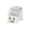 Blok pro rozdělení fází PDB 490 (PVB 400), 1pól., 490A, 690V, šedý/průhl. víko, na DIN