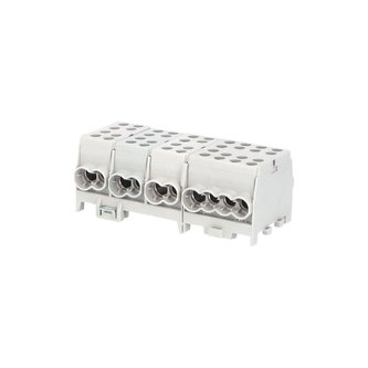 Svorkovnice rozbočovací HLAK 35-4/12 GR-S, 125A, 4pól., AL/CU, IP20, 4xŠ, na DIN /2080441 Svorkovnice rozbočovací HLAK 35-4/12 GR-S, 125A, 4pól., AL/CU, IP20, 4xŠ, na DIN /2080441