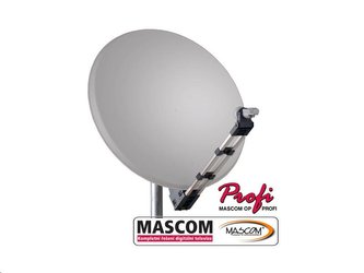 Parabola OP 85 Al PROFI MASCOM bílá