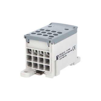 Blok pro rozdělení fází PVB 160-12, 1pól., AL/CU, 160A, 1000V, šedý, na DIN Blok pro rozdělení fází PVB 160-12, 1pól., AL/CU, 160A, 1000V, šedý, na DIN