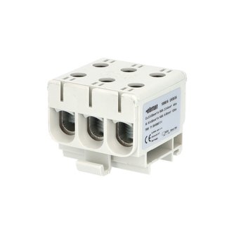 Svorka univerzální UK 50/3 A, 160A, 1pól., AL/CU, krytá, šedá, na DIN /2090304 Svorka univerzální UK 50/3 A, 160A, 1pól., AL/CU, krytá, šedá, na DIN /2090304