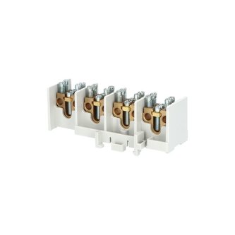 Svorkovnice stoupací HAK/4/25, nekrytá, 80A, 4pól., každý pól 1x25mm2 a 2x16mm2, na DIN Svorkovnice stoupací HAK/4/25, nekrytá, 80A, 4pól., každý pól 1x25mm2 a 2x16mm2, na DIN
