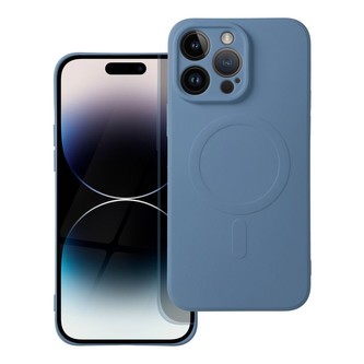 Smarty Mag silikonový kryt s MagSafe iPhone 14 Pro Max modrý