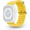 RhinoTech řemínek Ocean pro Apple Watch 42/44/45/49mm, žlutá