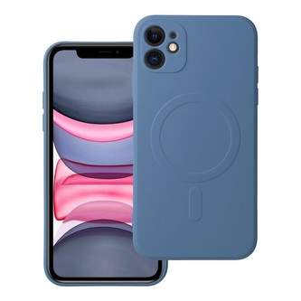 Smarty Mag silikonový kryt s MagSafe iPhone 11 modrý