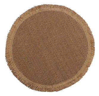 Prostírání kulaté CERRO béžová O 38 cm Mybesthome