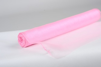 Organza uni 14,5cm x 10m RŮŽOVÁ