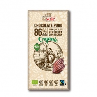 Čokoláda Chocolates Solé - 86% bio čokoláda