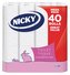 Papír toaletní 3 vrstvý Nicky Great Value 40 ks
