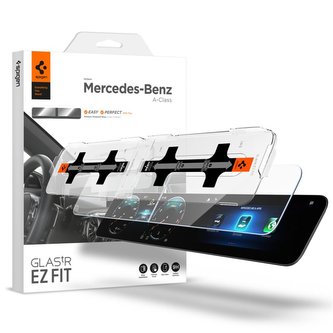 Spigen Mercedes Benz EZ Fit Crystal Clear Screen Protector - ((A-Class(2021/2020)) Left 1P+Right 1P