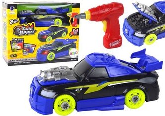 Auto do skręcania niebieskie światło i dźwięk Auto do skręcania niebieskie światło i dźwięk