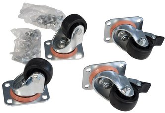 Legrand EvoLine sada 4 koleček, pro 19" stojanové rozváděče