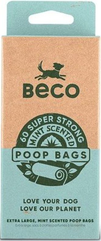 BecoBags EKO sáčky Peppermint 4rolky po 15ks BecoBags EKO sáčky Peppermint 4rolky po 15ks