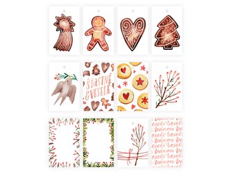 Chaukiss Vánoční cedulky na dárky II.